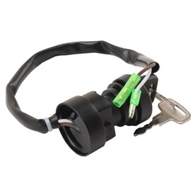 YINNCKE Ignition Key Switch Fits for Kawasaki Bayou 220 KLF220 250 KLF250 300 KLF300 400 KLF400 4X4 Prairie 300 400 KVF300 A1 B1 Lakota 300 KEF300A KEF300B