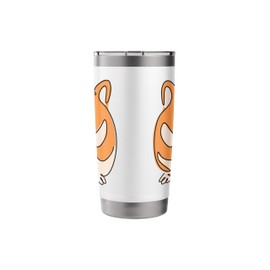 Lineart Gold Hamster, Dwarf Hamster, Field Hamster Stainless Steel Insulated Tumbler