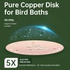 Ulycon 2 Pack Bird Bath Copper Disk, Premium 0.6mm Sturdy