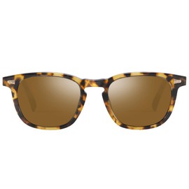 TSEBAN Womens Sunglasses, Square Sun Glasses Acetate Frame, Outdoor Sunglasses Polarized UV Protection for Driving Traveling