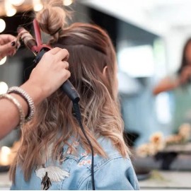 Rizadora De Cabello Gama Turmalina Ferro Tenaza Viaje Pelo