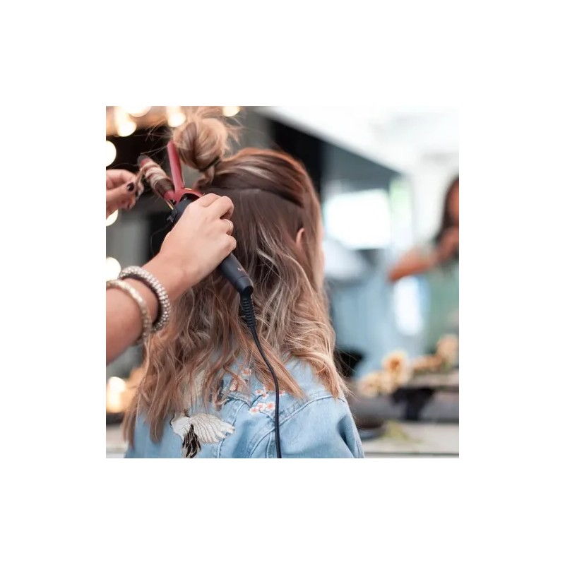 Rizadora De Cabello Gama Turmalina Ferro Tenaza Viaje Pelo