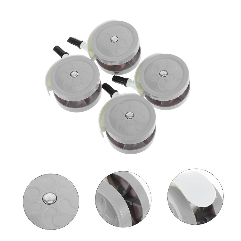 BIUDECO 4pcs Swivel Wheels for Walker Detachable and Easy to