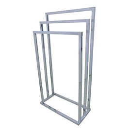 Kingston Brass SCC8331 Edenscape Freestanding -Towel Rack, Polished Chrome