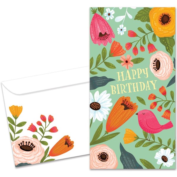 Tree-Free Greetings - Birthday Money Holder Card - Artful Designs