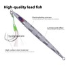 Sinking Fishing Lures, CREOASIS 3pcs 120g/150g/200g Metal Hard Spinner Fish