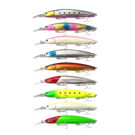 Orurdo qb100275a01n0 Long Range Launch Minnow Fishing Gear "Miracle D" 7.1 inches (18 cm), 1.4 oz (40 g), Sardine, Single Item