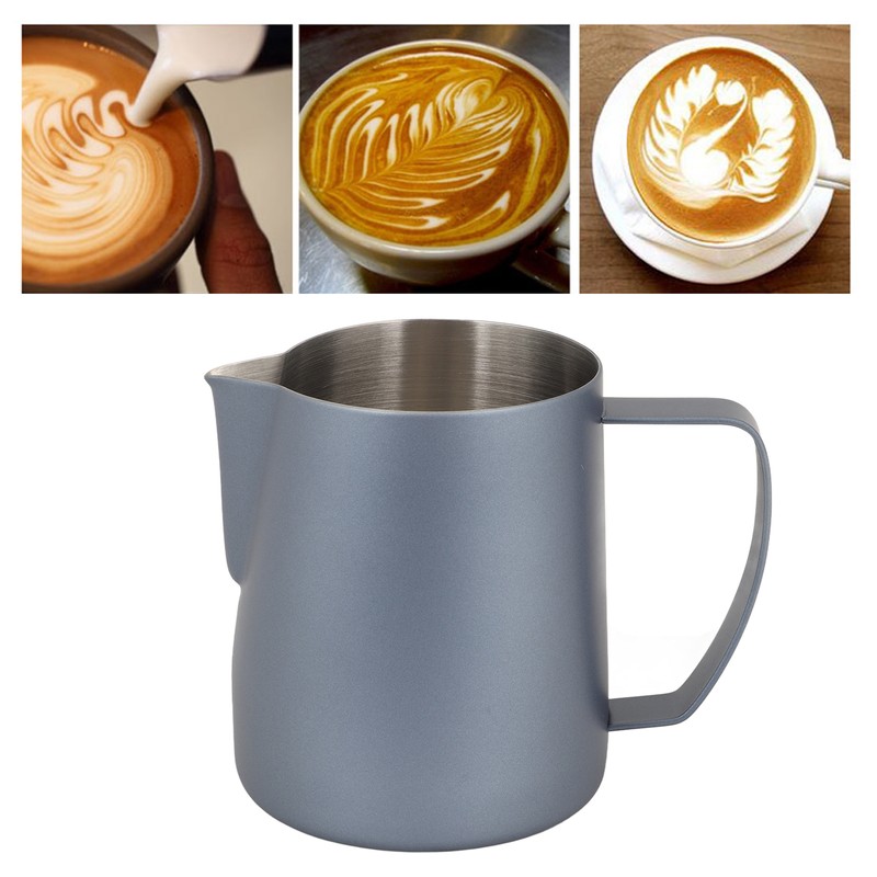 Coffee Milk Frothing Cup Stainless Steel Jug Steaming Pitcher 700ml