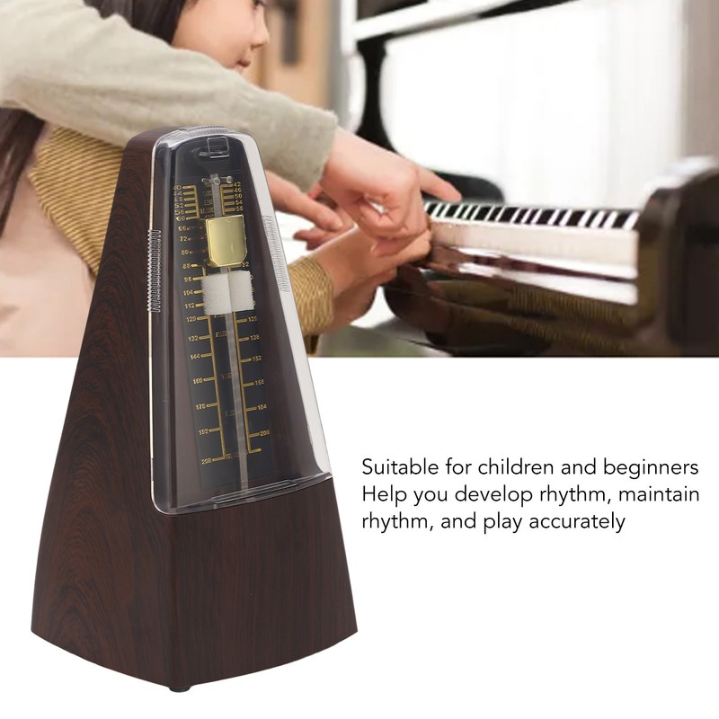 Mechanical Metronome 40 To 208 Bpm Precise Rhythm Universal Metronome
