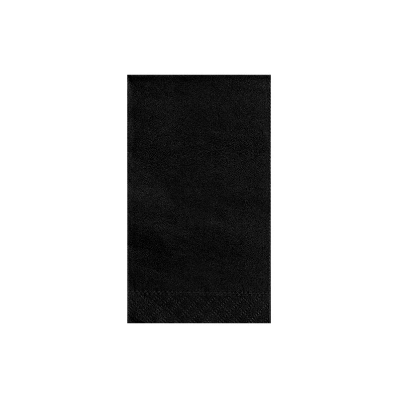 Servilletas de papel para invitados, Negro, 20ct, 1