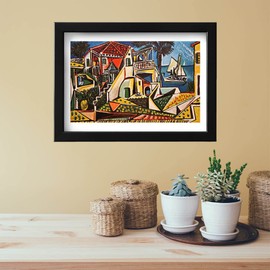 Spiffing Prints Pablo Picasso - Mediterranean Landscape - Artwork - Small - Semi Gloss - Unframed