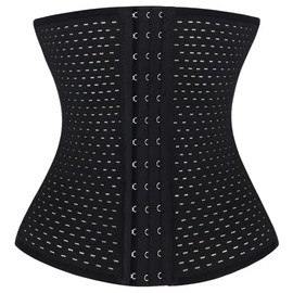 flintronic Women Waist Trainer, Steel Boned Underbust Cotton Corset, Bone Bustier Underbust Corset, Heavy Duty Underbust Steel Boned Waist Trainer, Womens Costume Corset, M