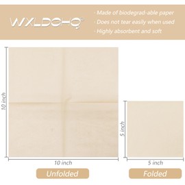 300 Count Milky White Beverage Napkins,2-Ply Milky White Cocktail Napkins,Disposable Party Napkins for Dinner Wedding Birthday Party Graduation