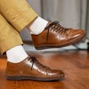Merino Wool Dress Socks for Men – Over-the-Calf, Ribbed Wool