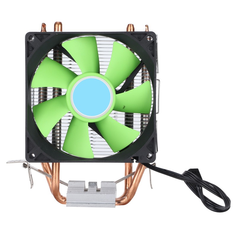 CPU Cooling Fan Pure Copper Double Heat Pipe Mute Universal