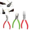 LEEZAD 3-Piece Jewellery Making Nylon Pliers Set, Ironing Making Pliers
