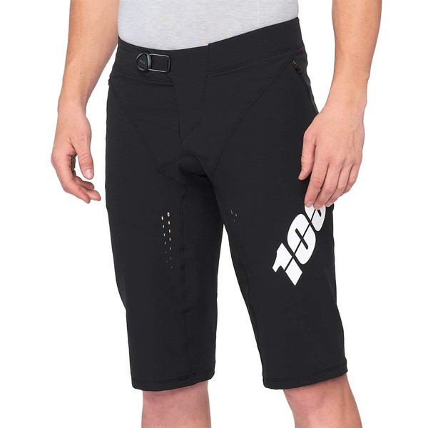 100% Percent Men's R-Core-X DH Mountain Bike Shorts - 42002 (Black - 32)