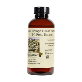Clear Blood Orange Flavor - Rich Citrus Flavoring for Baked Goods - Beverages - Non-GMO - Gluten Free - Kosher - Vegan - 8 ounces