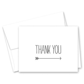 50 cnt Elegant Arrow Thank You Cards