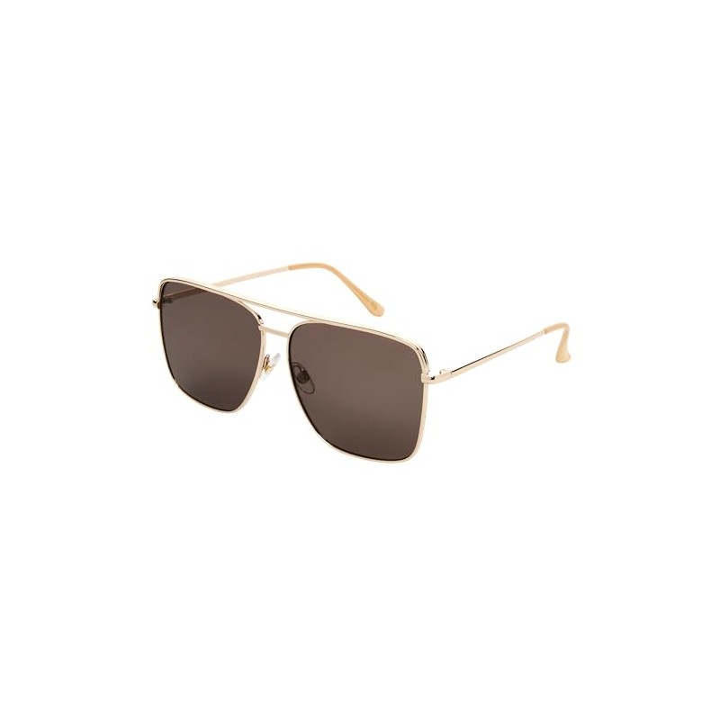 French Connection Women's Coralie Sunglasses, Gold, 62 mm