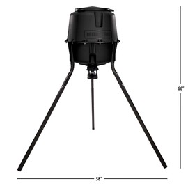 Moultrie Moultrie 30-Gallon Deer Feeder Tripod - Moultrie Quick-Lock Hopper System - Digital Timer Control - 200 lb Feed Capacity - Durable Polymer Build - Metal Spin Plate