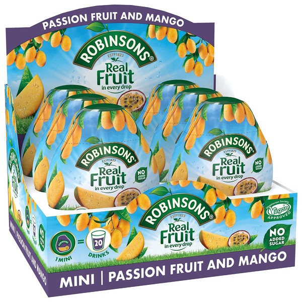 Robinsons Squash'd Mango & Passion Fruit No Added Sugar 66ml