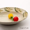 Hasami Ware 478137 Mimosa Ceramic Oval Bowl, Approx. 8.3 x