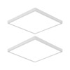 DELIPOP 2 Pack Flush Mount Ceiling Light, 12 Inch 24W