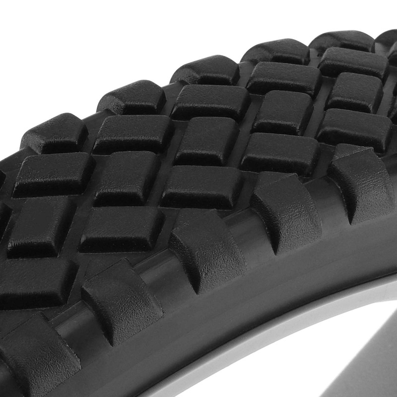 PINGEUI 2 Pack 12" x 1.75" Plastic Spoked Wheel, 1/2"