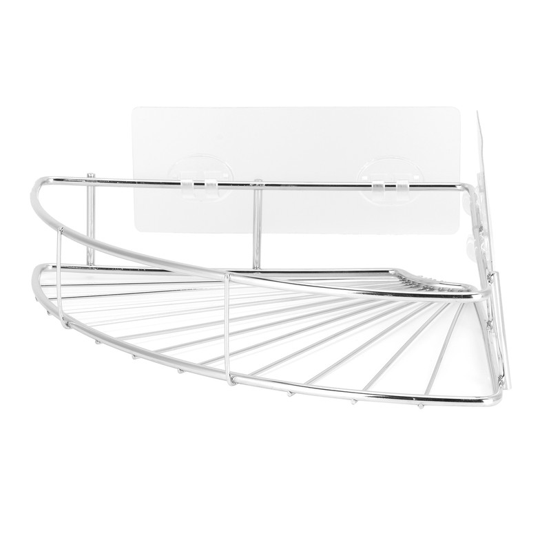 Stainless Steel Bathroom Corner Shelf Shower Shampoo Soap Storage Organizer