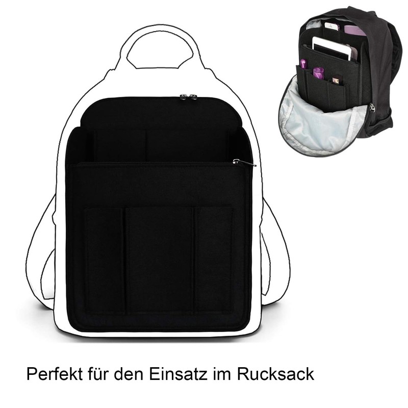 SHINGONE Felt Bag Organiser Backpack for Women, Backpack Organiser with