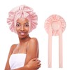 AWAYTR Satin Bonnet Silk Like Bonnets for Sleeping Sleep Cap