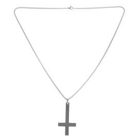 SEWACC Cross Pendant Necklace for Men Faith Jewelry Unique Design for Stylish Outfits for Everyday Wear and Accessory