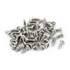 sourcing map 50pcs M3 x 8mm Stainless Steel Cross pan