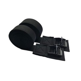 Tiardey 1 pair Black 10ft Tie Down Straps, Surfboard Canoe Strap, Surf Roof Kayak Straps, Adjustable Buckle Straps for Roof rack binding