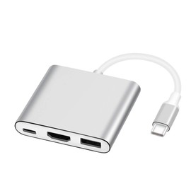 Adaptador USB C a HDMI, USB 3.1 tipo C a HDMI 4K multipuerto AV convertidor con puerto USB 3.0 adaptador Mac HDMI, USBC Digital AV Multi puerto...    