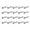 sourcing map M5x20mm Torx Security Machine Screw, 20pcs Pan Head
