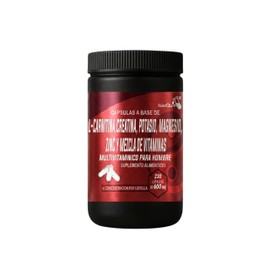 Multivitamínico para Hombre con L-Carnitina, Creatina, Magnesio, Zinc, Potasio y Vitaminas A, B, C, D3 y e | 230 Cápsulas de 600 MG | Suplemento Alime