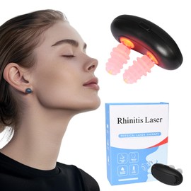Pumwoy Respirelief Red Light Nasal Therapy Device, Red Light Nose Therapy Instrument, Red Light Nose Therapy for Nose, Physiotherapy Nasal Calming Device, Relief of Rhinitis Symptoms