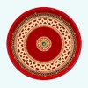 Aditri Creation Handcrafted Pooja Thali Plate Engagement Plate Decorative Steel