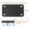 XCLPF Motorcycle Silicone License Plate Frames Motorbike License Plate Holder