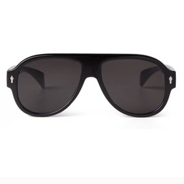 SDINM Black Aviator Sunglasses for Women Retro Vintage 70s Pilot Sun Glasses Shades UV400 Lens