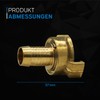 kör4u 3/4" Quick Coupling with 360 Degree Swivel Spout Brass