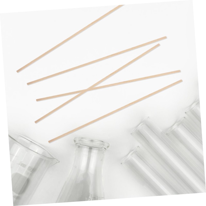 Alipis 50pcs Wooden Rods for Oxygen Combustion Experiments Small Wood