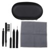 FOMIYES 1set Hearing Aid Cleaning Kit Includes Cleaning Brush Rods