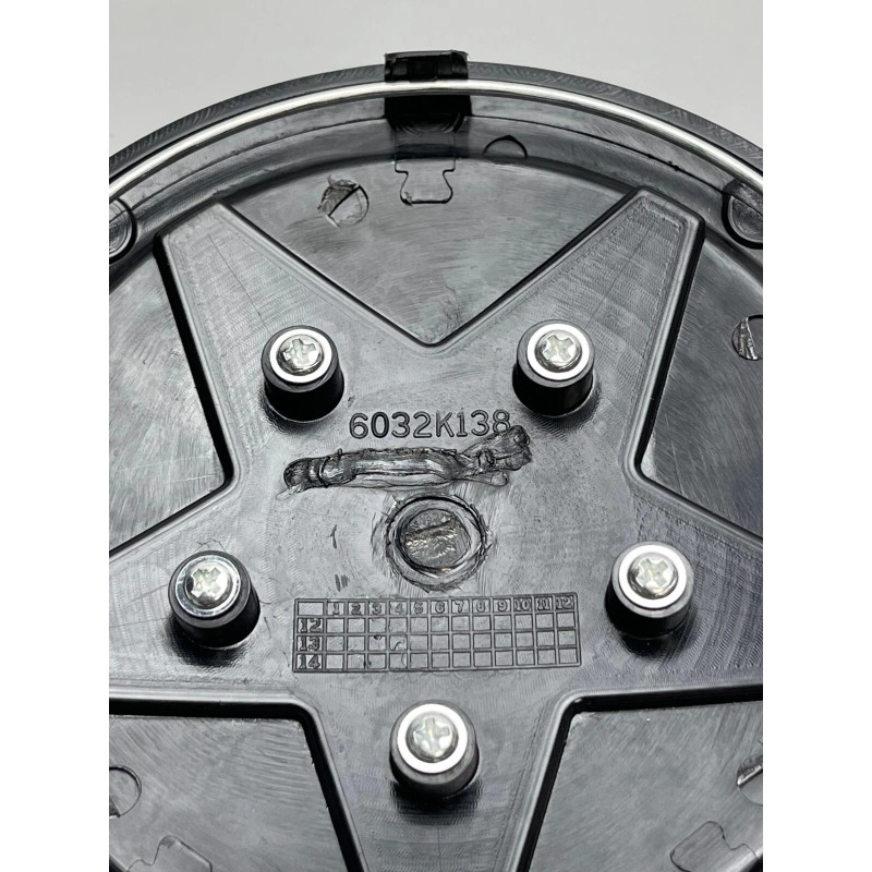 Dropstars Satin Black Snap In Wheel Center Cap 6032K138