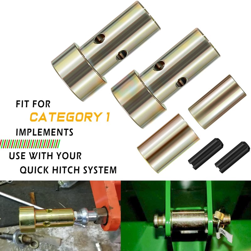 Yoursme 2 Pairs of Cat 1 Quick Hitch Adapter Bushing