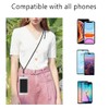 COCASES Crossbody Phone Lanyard Strap with Patch, Adjustable Nylon Neck