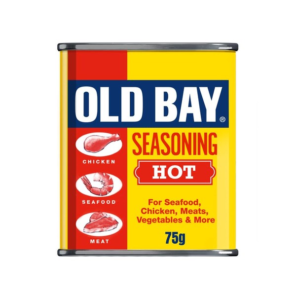 Old Bay Hot Seasoning 75 G | Flavourful Taste | Blend of 14 Herbs and Spices and Chilli with Chilli Flakes | Versatile Spice, All-purpose Seasoning | Perfect for Meat, Chicken, Pasta and Pop Corn