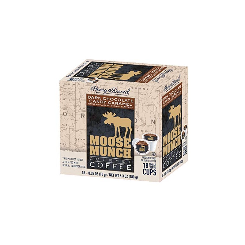 Moose Munch Coffee in Single Serve Cups for use with